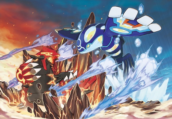 groudon vs kyogre battle