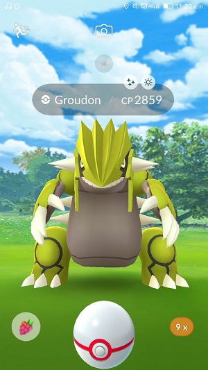 shiny groudon pokemon go