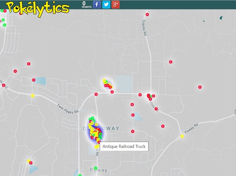 Pokelytics Pokestop Map