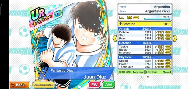 captain tsubasa juan diaz