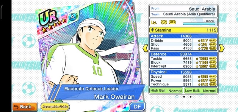 captain tsubasa mark owairan