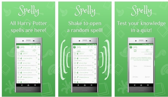 harry pottery spelly app