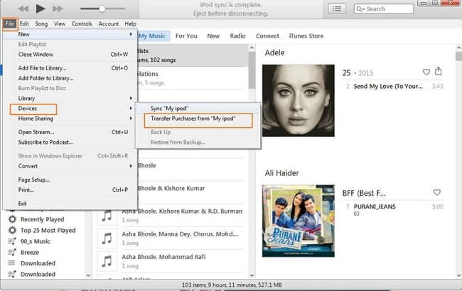 How to Transfer music from iPod to New Computer without Losing Any Data