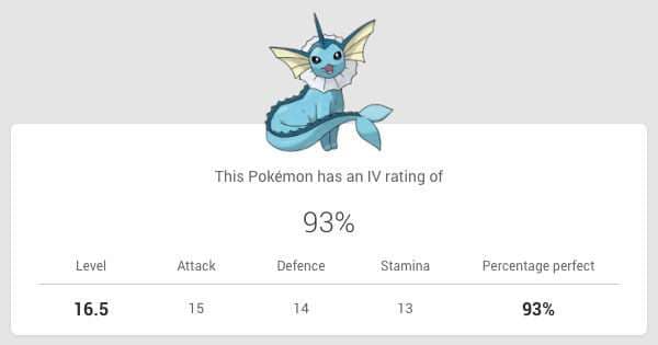 know pokemon iv