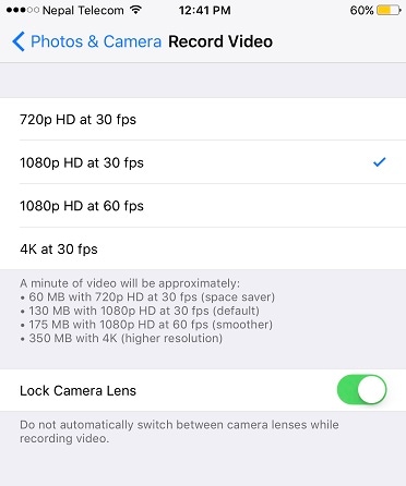 Tips and tricks about iPhone 8-Lock the camera