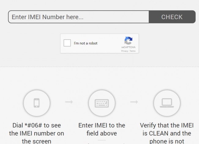 IMEI check online