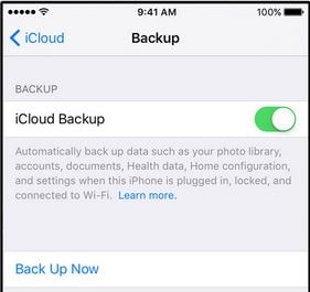 Maak de back-up van je iPad in de iCloud