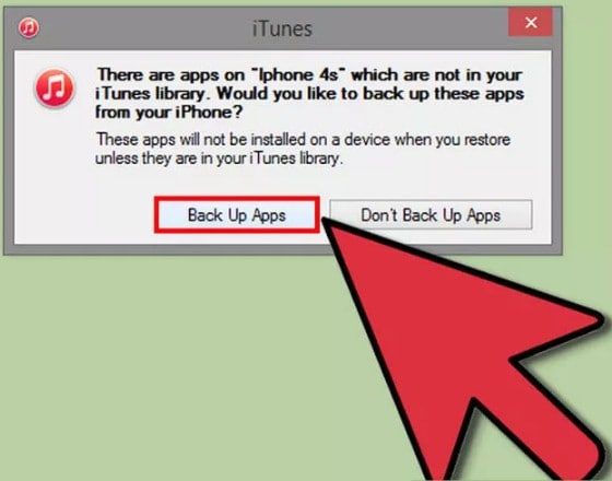 Maak een back-up van je iPhone met iTunes.