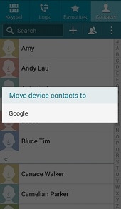 backup samsung contacts