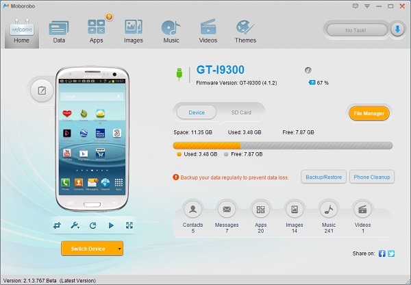 samsung backup software moborobo