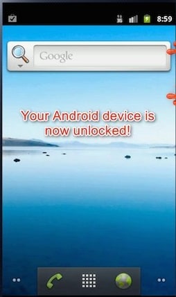 lock screen bypass app-see home screen of your device