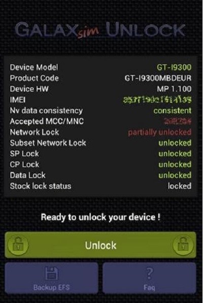 galaxsim unlock-Check Status and Unlock