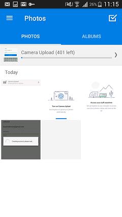 dropbox backup android photos