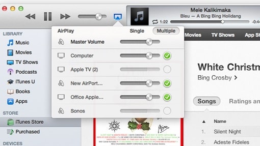 stream muziek en video's via itunes