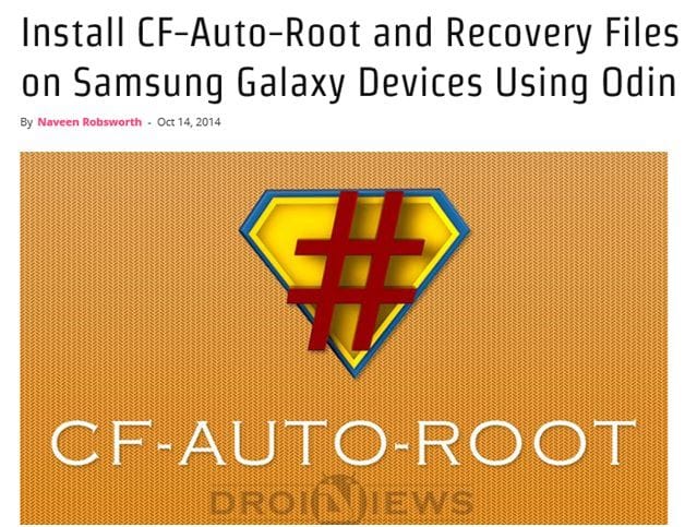 cf auto root