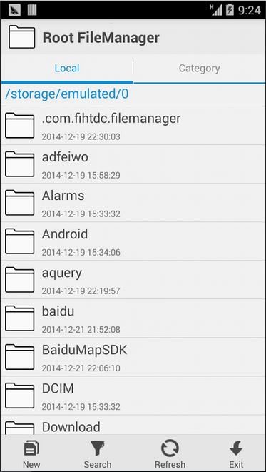 root file manager