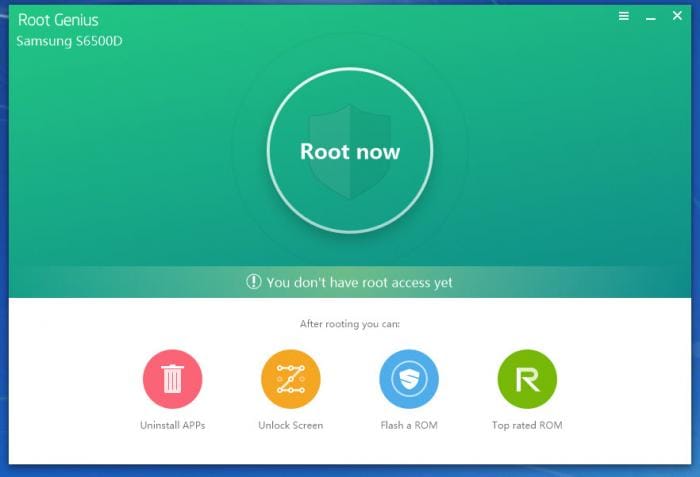 samsung root software - root genius