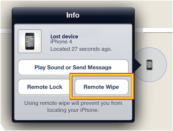 remote wipe