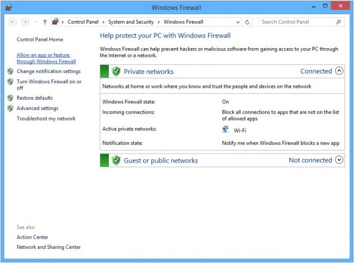 windows firewall