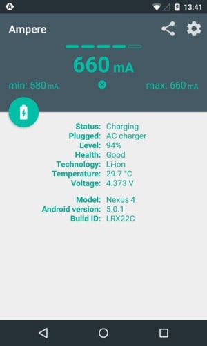 charging status