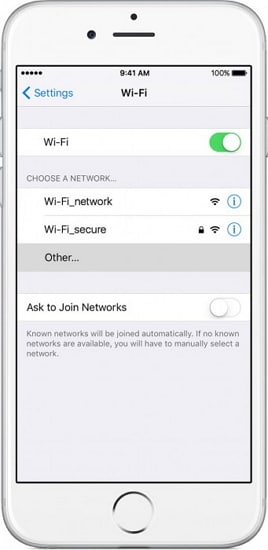 wifi not working on iphone-iphone wifi settings