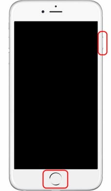 Exit iPhone DFU Mode-press Home and Power button