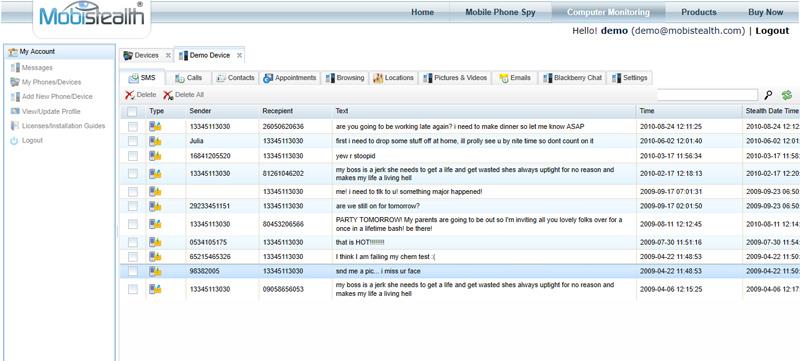 trace any mobile number-Mobistealth dashboard