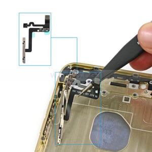 disassemble iphone to fix iphone volume button stuck