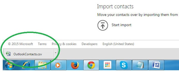 transfer data from Winphone to Android-download contacts