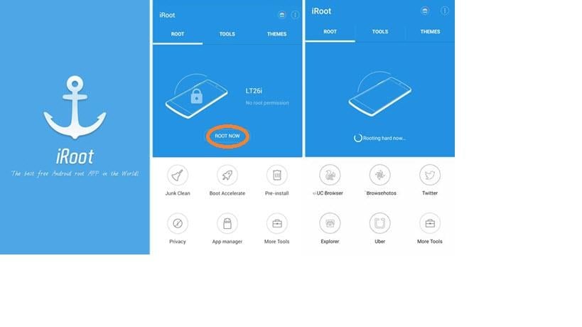 rooting android 4 with iRoot