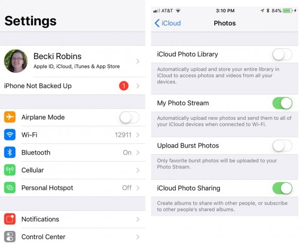 copy pictures from iphone to pc- icloud photo library