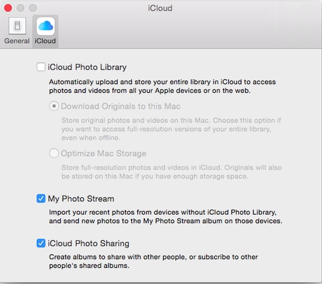 setup icloud on mac