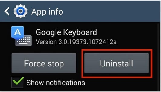 change android keyboard