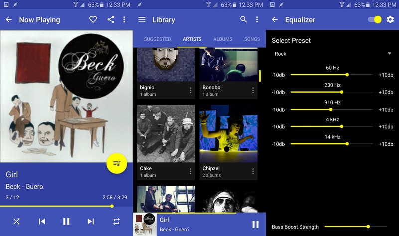 music app for S9/S20 - shuttle