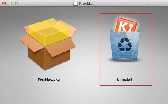 uninstall samsung kies mac