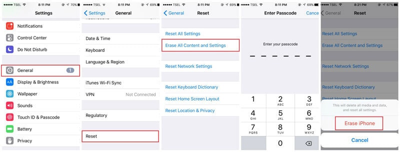 iPhone SMS recovery with iCloud