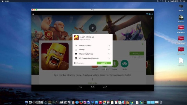 run android apps on mac: Andyroid