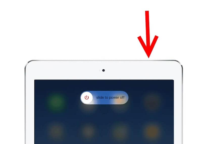 reset ipad air using buttons