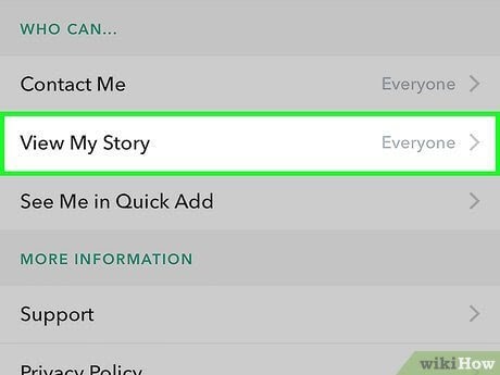 delete snapchat history - View My Story