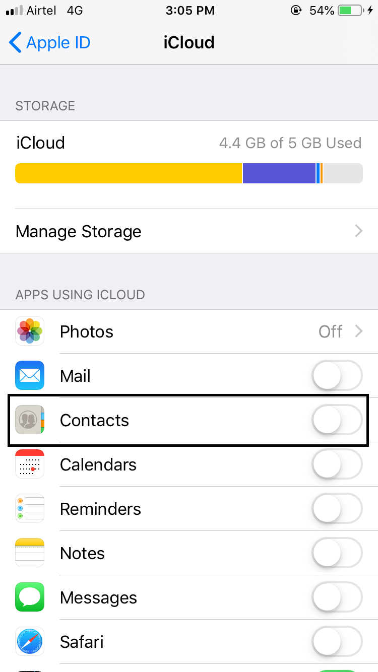 restore from icloud