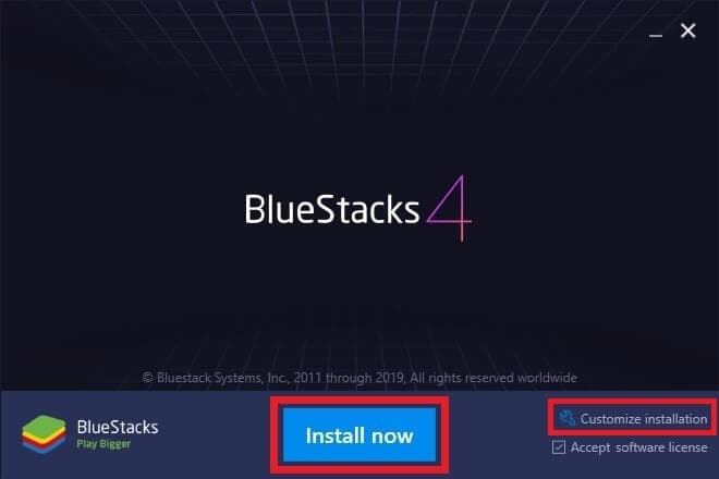 install BlueStacks