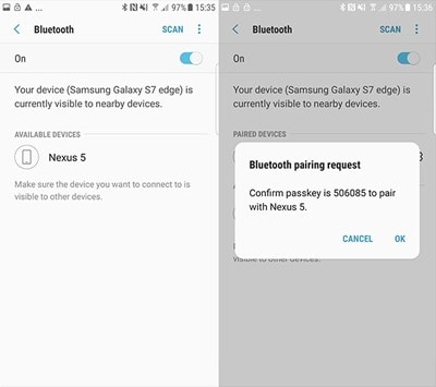 How to Transfer Photos from Android to Android by Bluetooth-Pair Devices