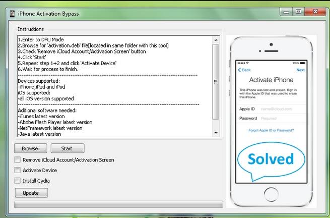 activation lock unlock software