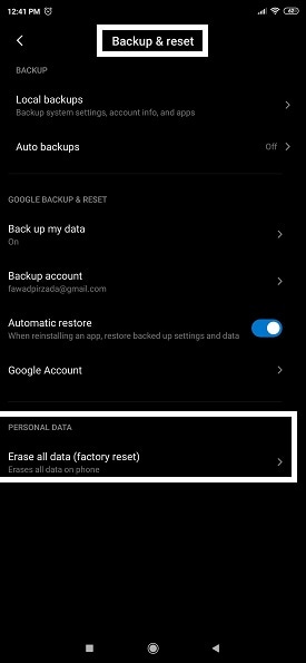 forgot huawei password 4