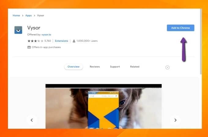 download vysor on chrome