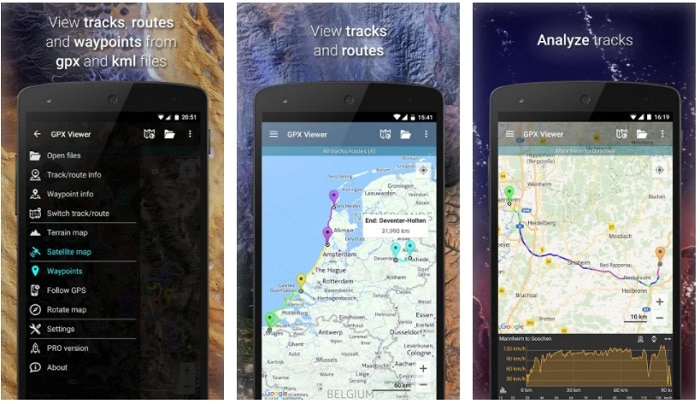 GPX Viewer Android App