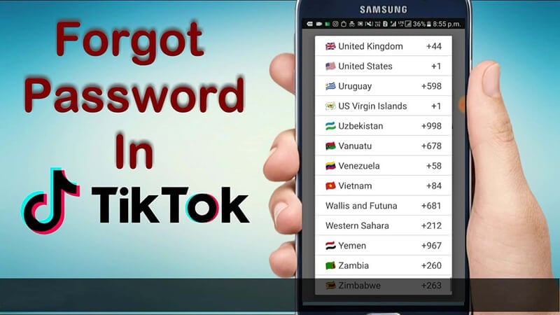 reset tiktok passcodes