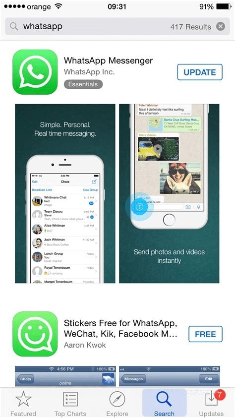 reinstall whatsapp on iphone