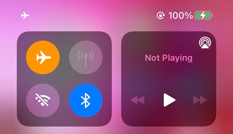 control centre in ios