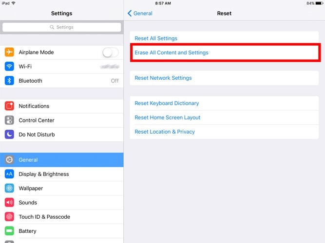 reset network settings